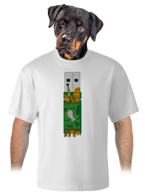 unisex tričko oversized
