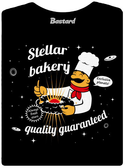 Stellar bakery dámske tričko prémium Black