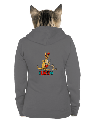 dámska mikina na zips