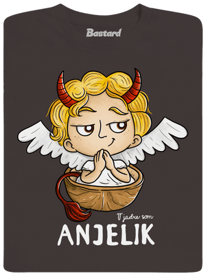 Anjelik pánske dlhý rukáv Bear Brown