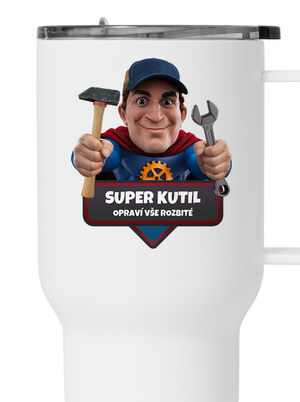 Super otec termohrnček White