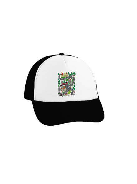 Cesta šiltovka truckerka Black cap