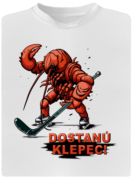 Dostanú klepec pánske športové tričko White