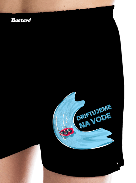 Driftujeme na vode pánske trenky Black