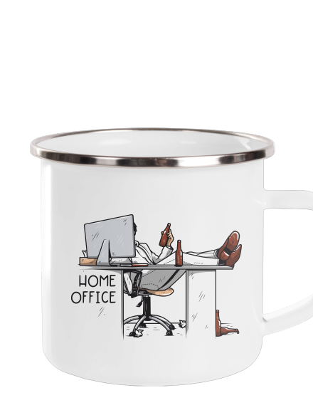 Home Office plecháčik White