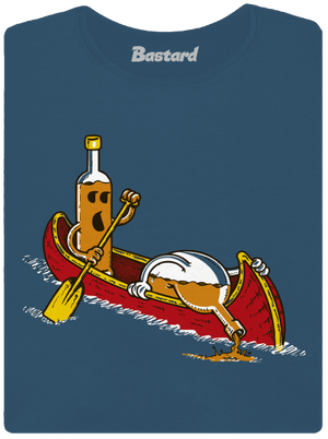 Rumáci dámske tričko prémium Petrol Blue