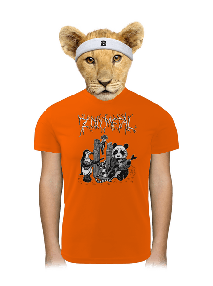 ZOO metal detské športové tričko Neon Orange