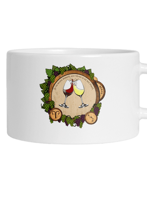 Vínny horoskop: Baran hrnček makronka White