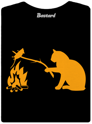 Mačka a myš dámske tričko prémium Black