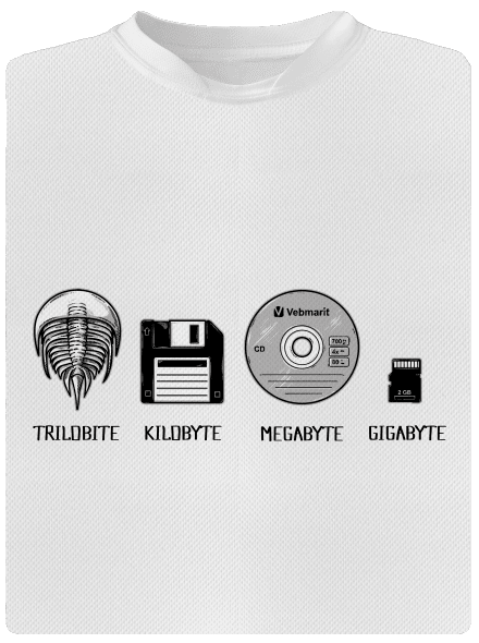 Trilobite detské športové tričko White