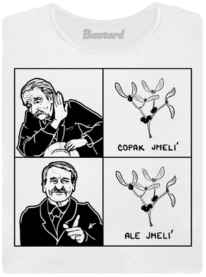 Cimrman: Copak jmelí dámske tričko prémium White