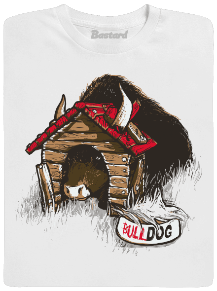 Bulldog pánske dlhý rukáv White
