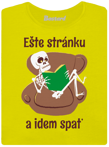 Ešte stránku dámske tričko prémium Lemon