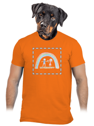 Detské kresby - Nahraj vlastnú pánske tričko Orange