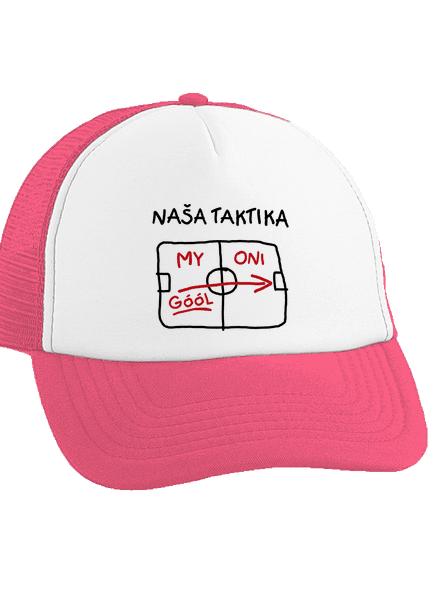 Naša taktika šiltovka truckerka Fluorescent Pink cap