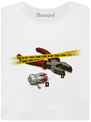 Zúbkovražda dámske tričko prémium White