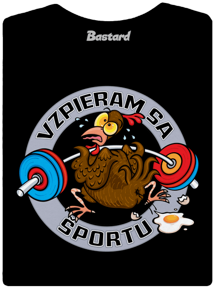 Vzpieram sa sportu dámske tričko prémium Black
