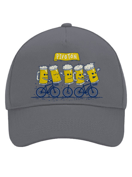 Pivotón šiltovka baseballka Graphite grey