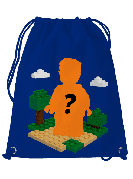 Lego z vlastnej fotky vak Royal Blue Mal