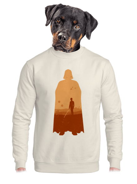 Skywalker unisex mikina bez kapucne Off White