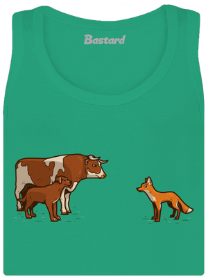 Vůl, pes a vulpes dámske tielko klasické Mint Mal