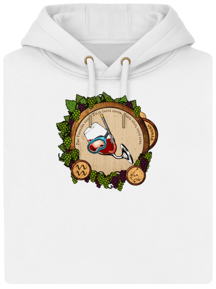 Vínny horoskop: Vodnár unisex mikina premium Snowwhite