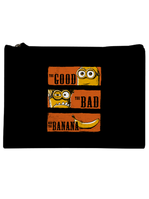 Hodný zlý a banán taštička Black