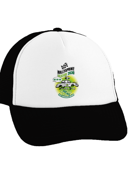 Rallysprint 2030 šiltovka truckerka Black cap
