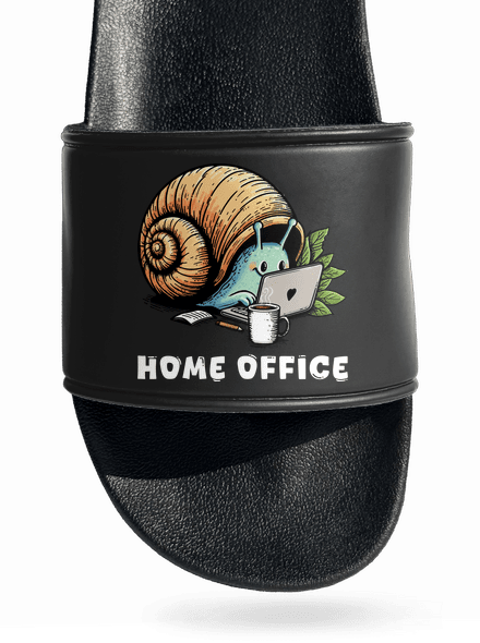 Slimákov home office šľapky Black