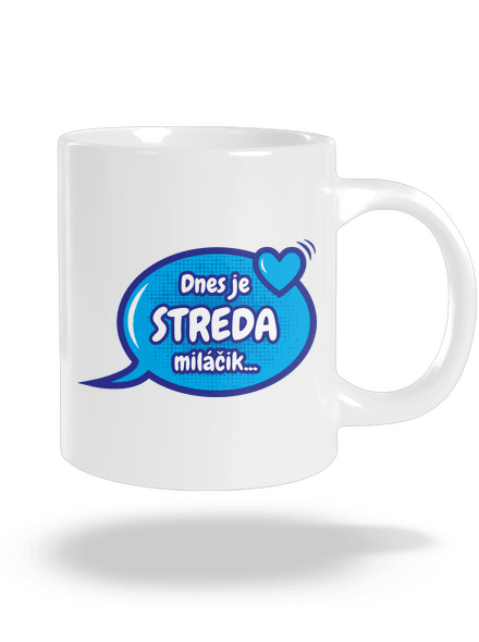Dnes je streda veľký hrnček White