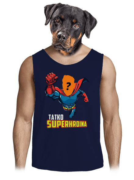 Tatko superhrdina pánske tielko French Navy