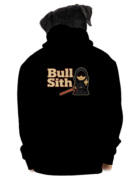 Bull sith pánska mikina na zips Black