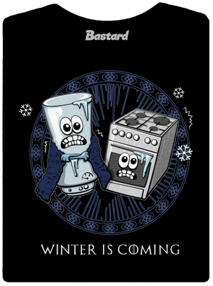 Winter is coming dámske tričko prémium Black