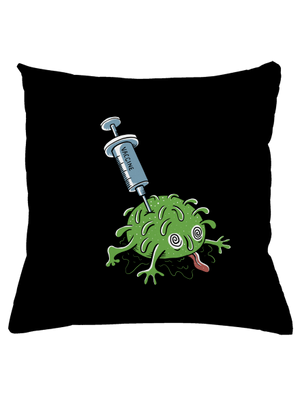 Zapichnutý covid vankúš Black