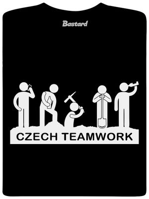 Czech Teamwork detské tričko Black