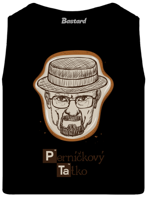 Perníčkový tatko a Perníček pánske tielko Black