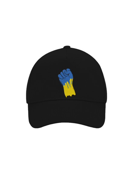 Ukrajina - Ruka šiltovka baseballka Black