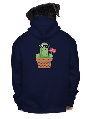 Pozor pichám pánska mikina na zips Navy