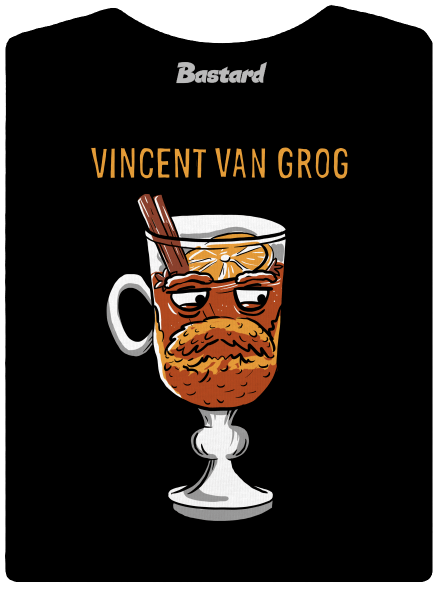 Vincent van Grog dámske tričko prémium Black
