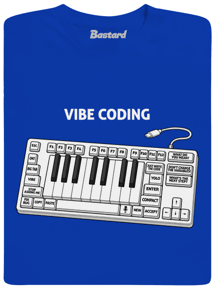 Vibe coding detské tričko Royal Blue