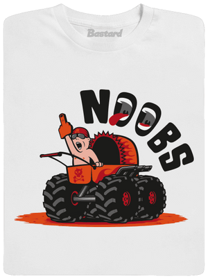 Monster stroller pánske dlhý rukáv White