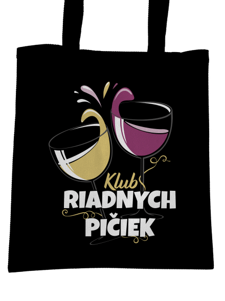 Klub riadnych pičiek taška Black