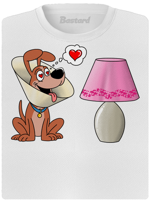 Zamilovaný pes dámske športové tričko White