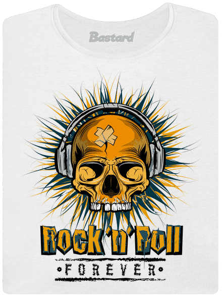 Rock'n'Roll forever dámske tričko prémium White
