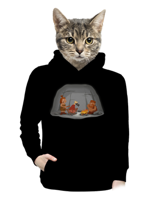 dámska mikina klokanka