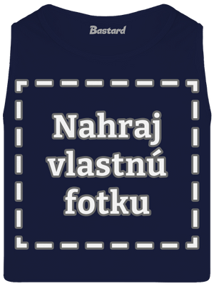 Vlastná potlač pánske tielko French Navy