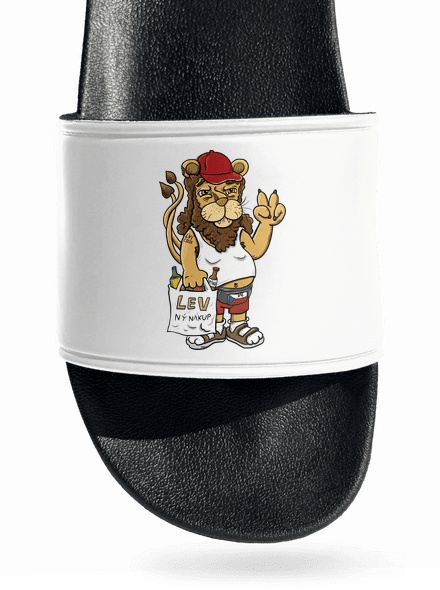 Lvíček šľapky White