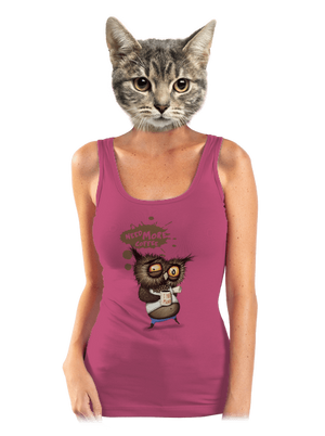 Need more coffee dámske tielko klasické Magenta