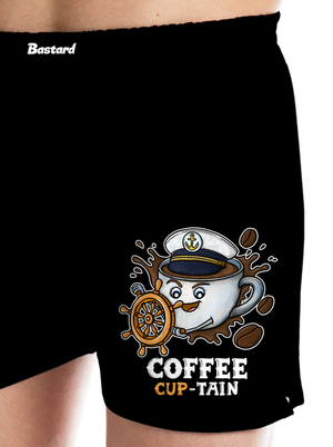 Coffee Cup-tain pánske trenky Black