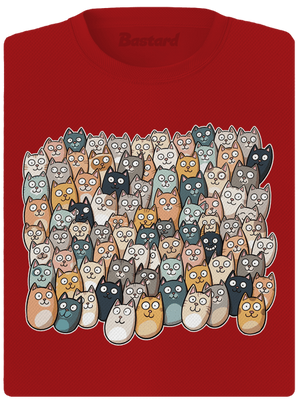 Nájdi čerta dámske športové tričko Red Mal